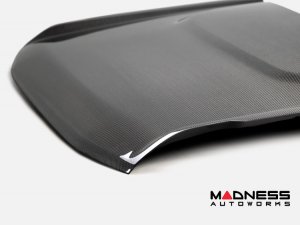 Ford Bronco Carbon Fiber Hood - Anderson Composites - OEM Style Ford Bronco Carbon Fiber Hood - Anderson Composites - OEM Style